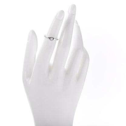 Cartier 18K White Gold Diamond D'Amour Heart Ring 47 4 2 of 5