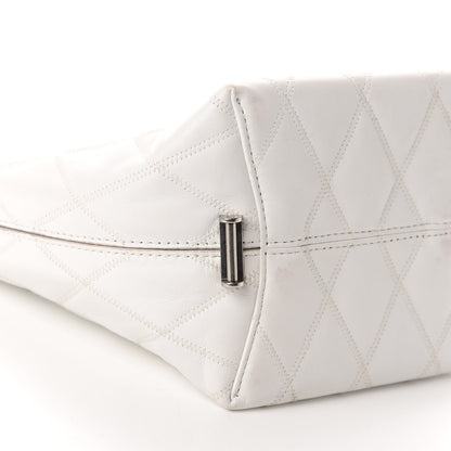 Givenchy Lambskin Quilted Mini GV Bucket Bag White 6 of 11