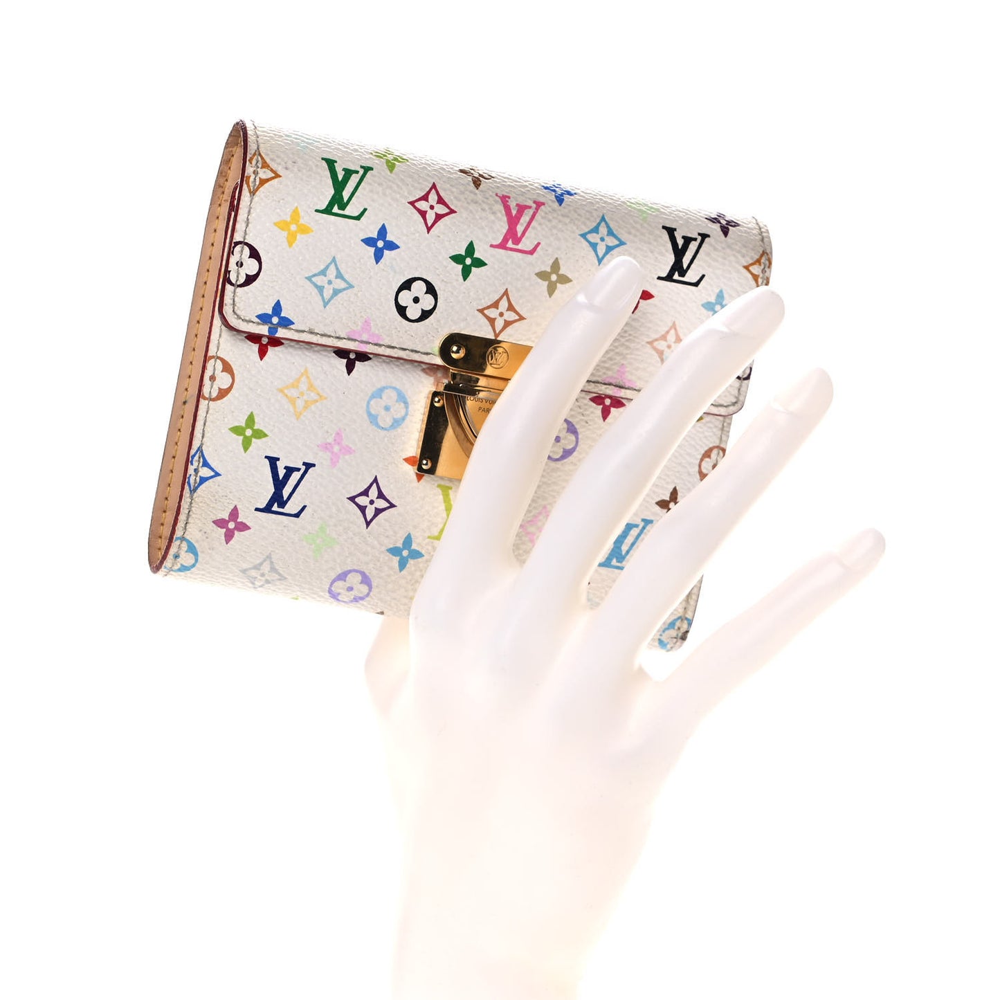 Monogram Multicolor Koala Wallet White