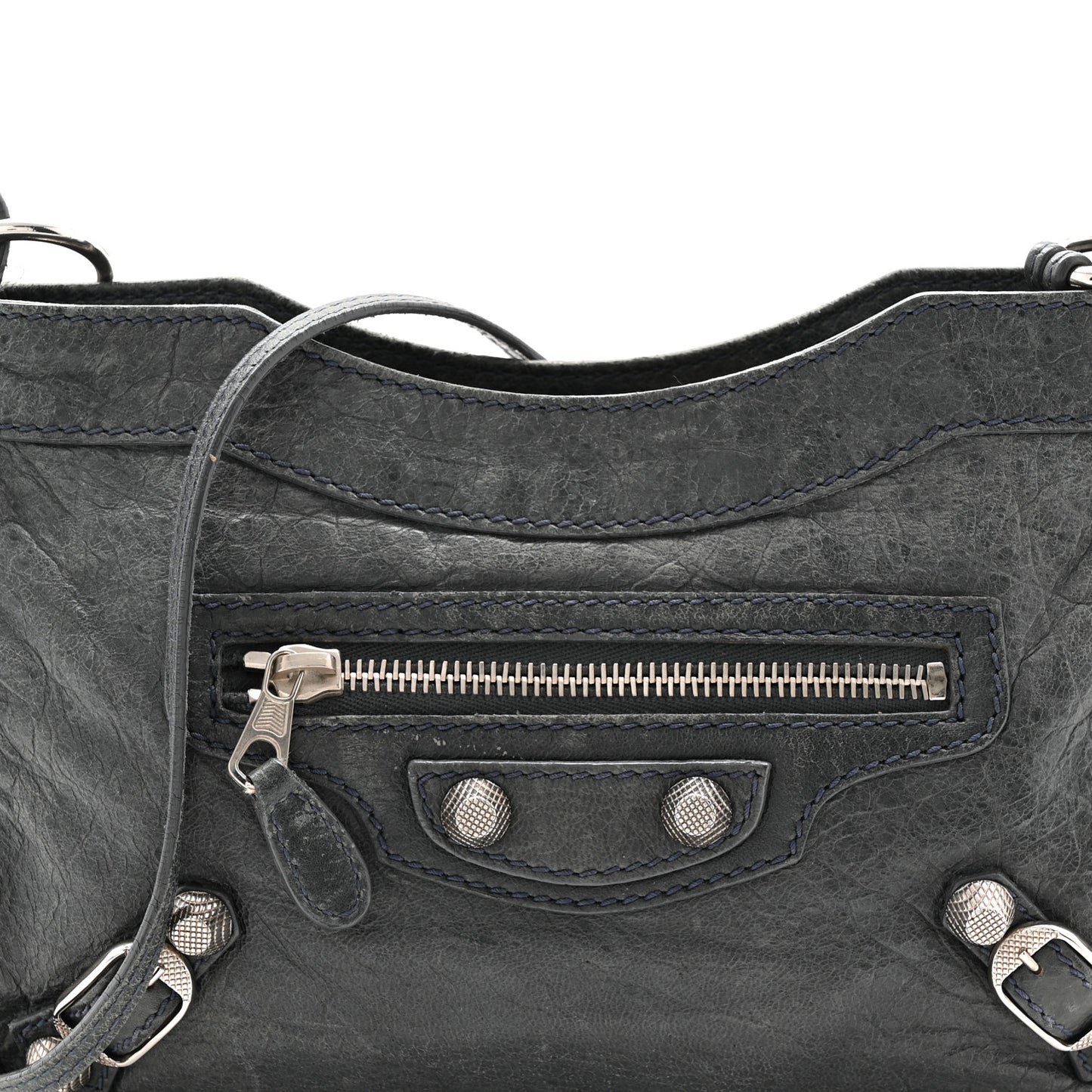 Agneau Giant 12 Silver Hardware Hip Anthracite