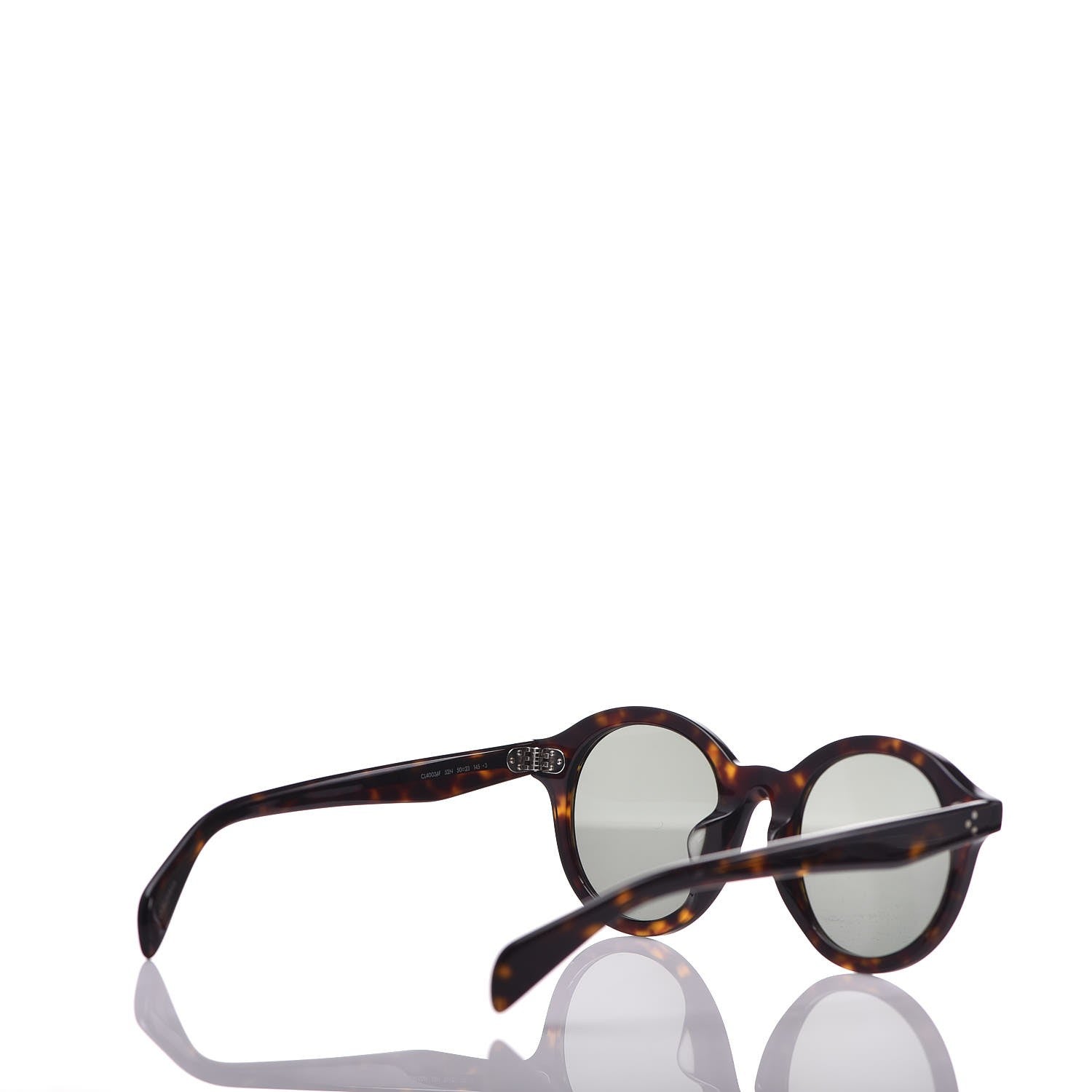 Celine Round Sunglasses CL40034F Dark Havana 4 of 7