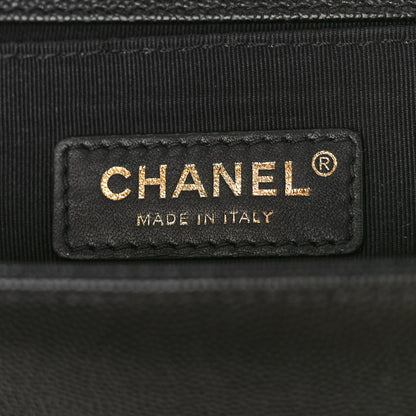 Chanel Caviar Quilted Medium Boy Flap Black 6 of 10