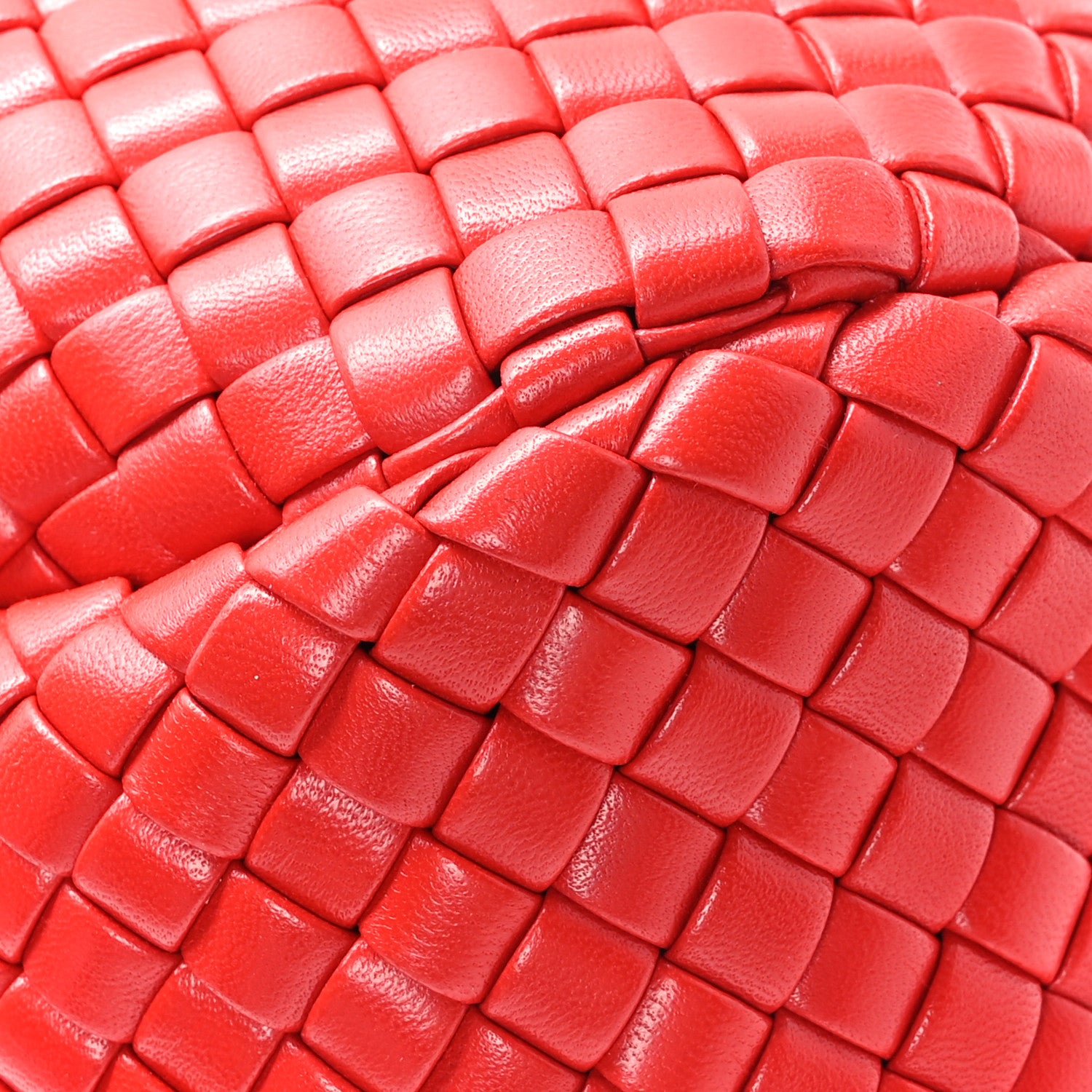 Bottega Veneta Nappa Intrecciato Mini Padded Jodie Red 8 of 10