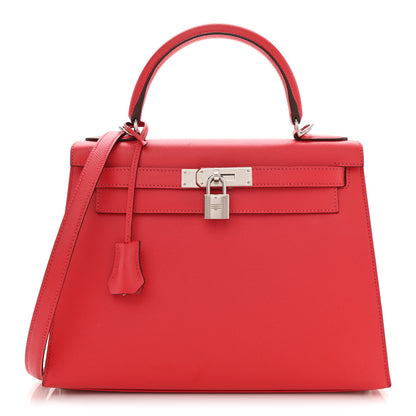 Hermes Epsom Kelly Sellier 28 Rouge Casaque 1 of 12