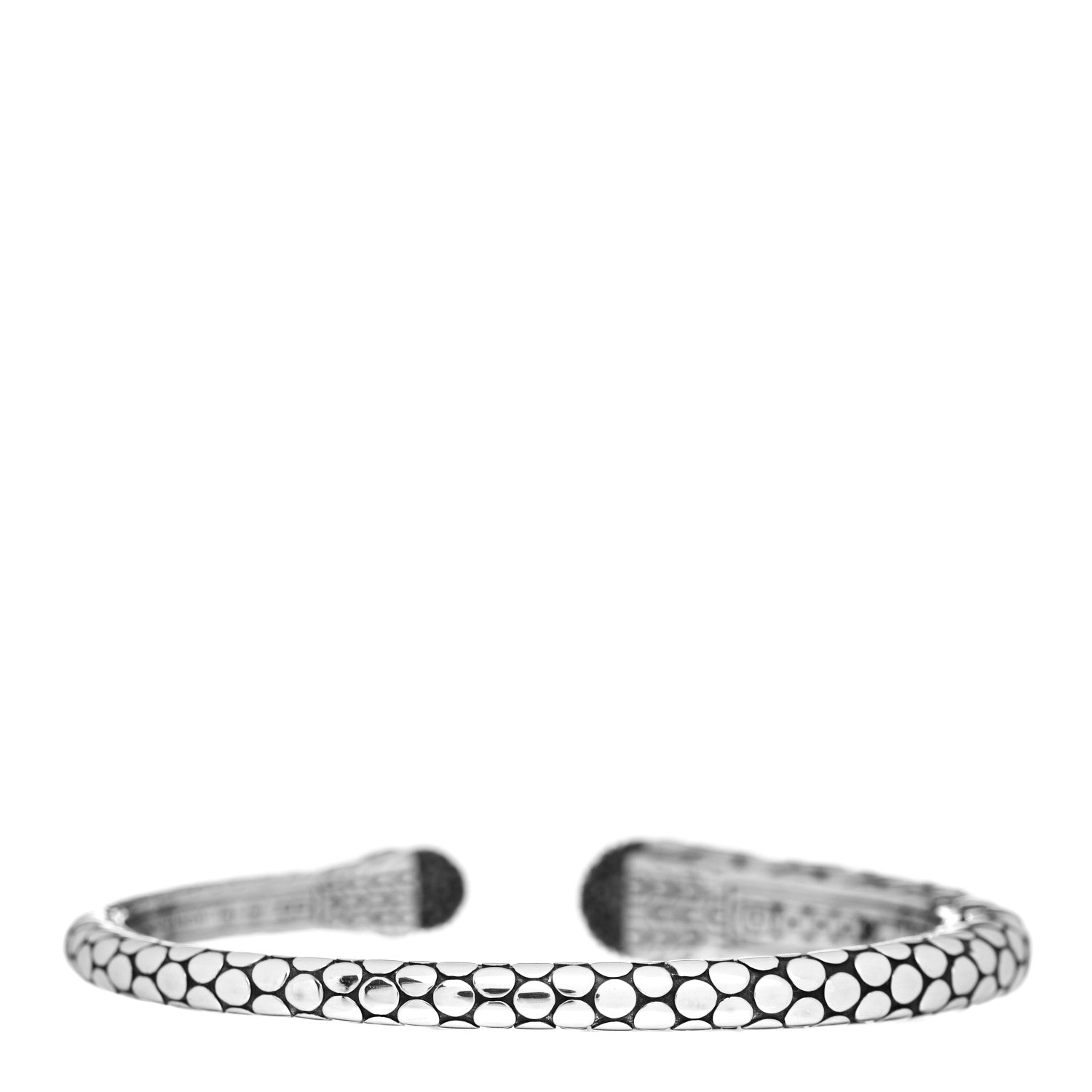 John Hardy Sterling Silver Red Sapphire Dot Cuff Bracelet 3 of 4