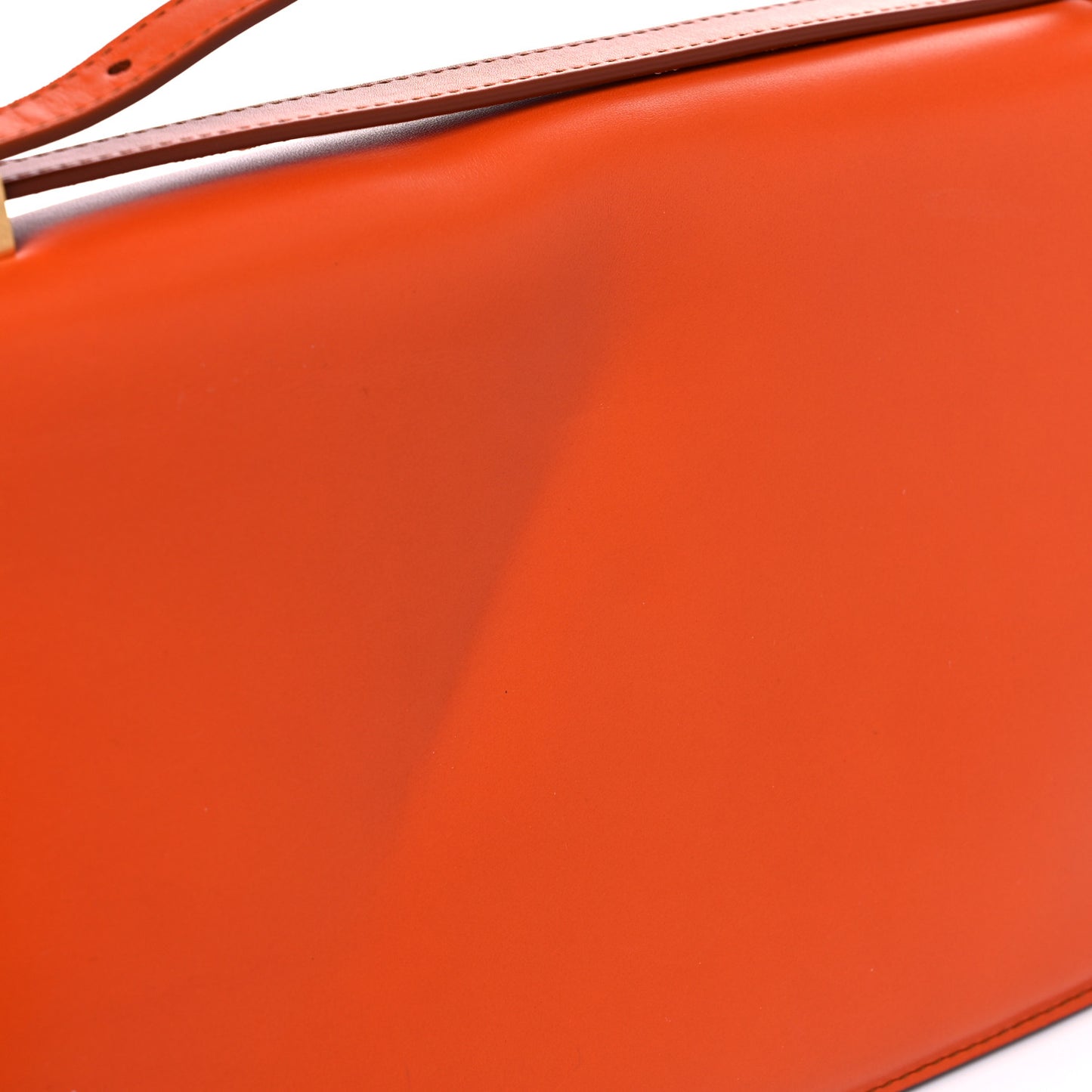 Spazzolato Calfskin Classic BV Classic Bag Orange