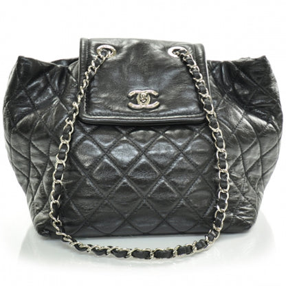 Chanel Lambskin Quilted Beijing Backpack Bag Black 1 of 14