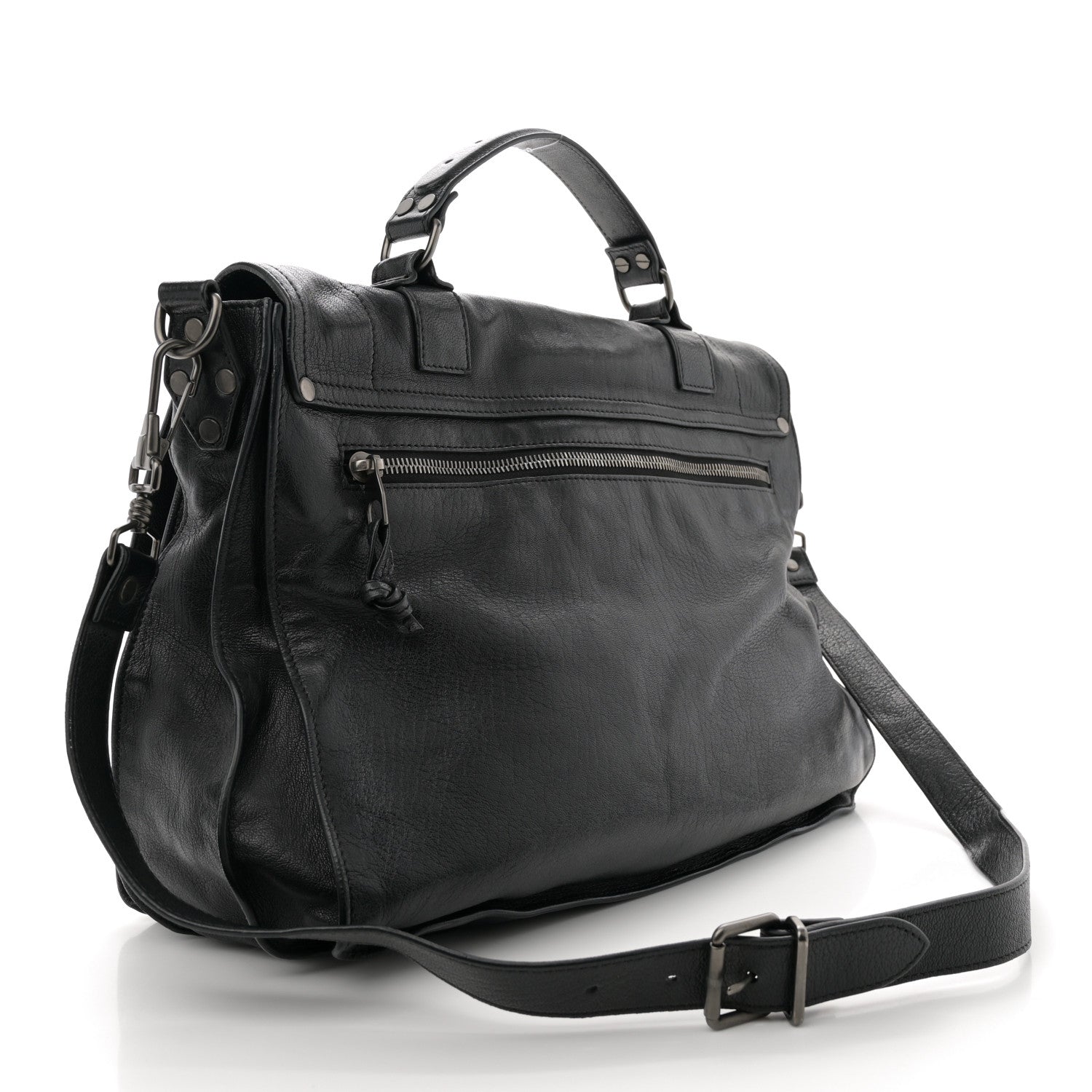 Proenza Schouler Lambskin PS1 Large Satchel Black 2 of 11