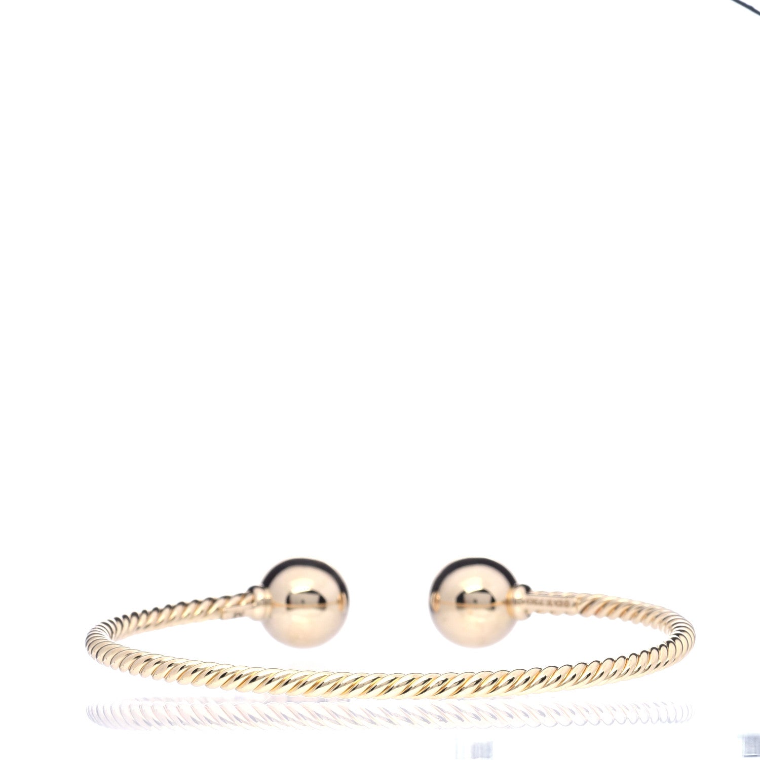 David Yurman 18K Yellow Gold 10mm Solari Bracelet 3 of 6