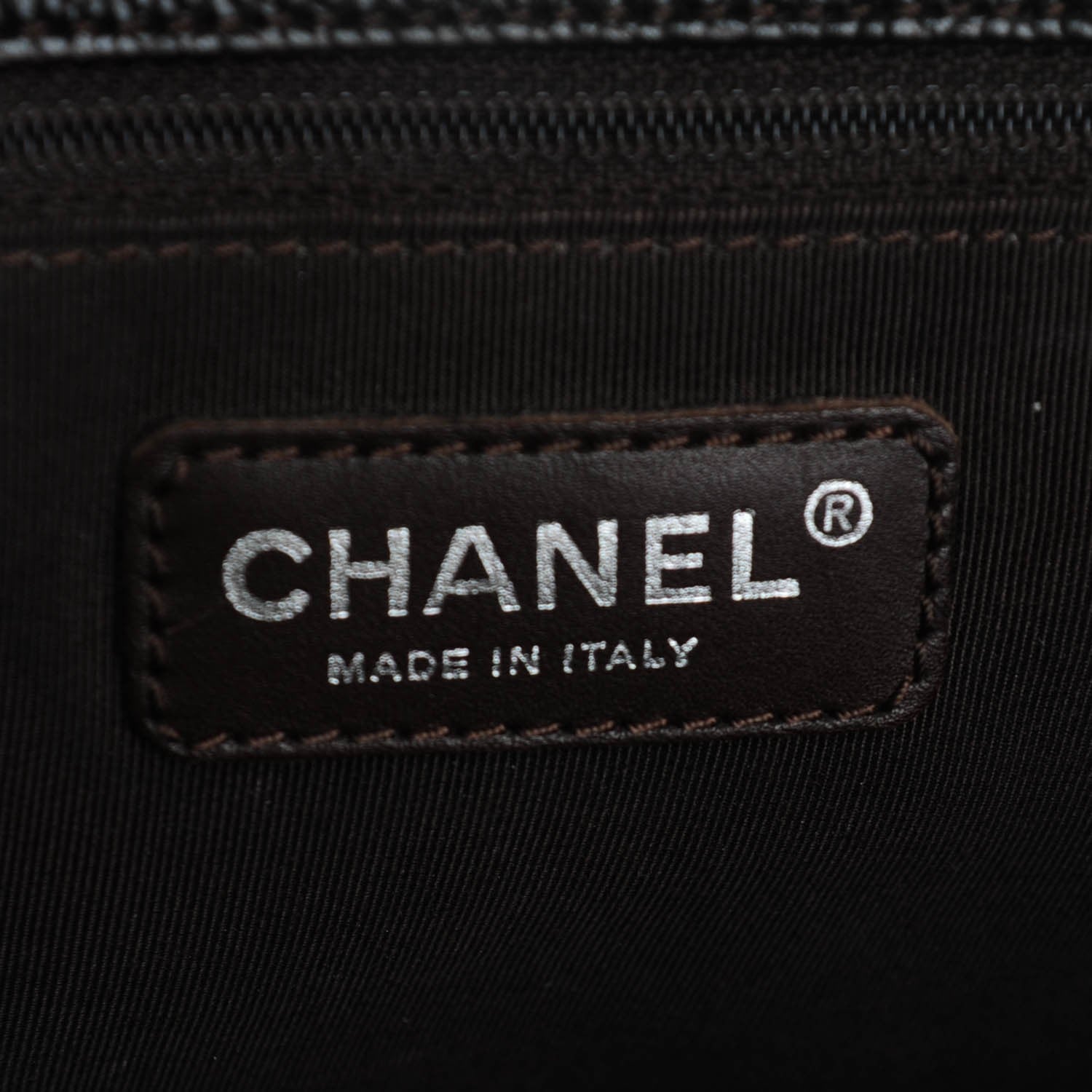 Chanel Caviar Quilted Grand Shopping Tote GST Dark Brown 6 of 8