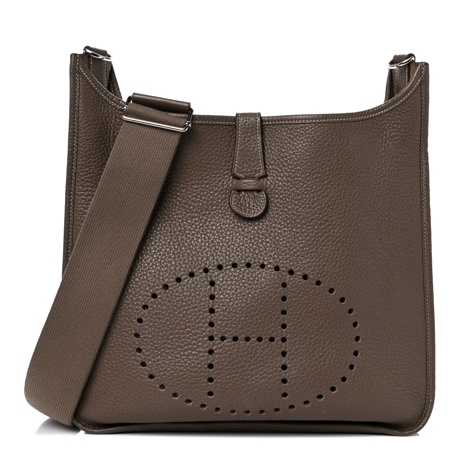 Hermes Taurillon Clemence Evelyne III PM Etoupe 1 of 20