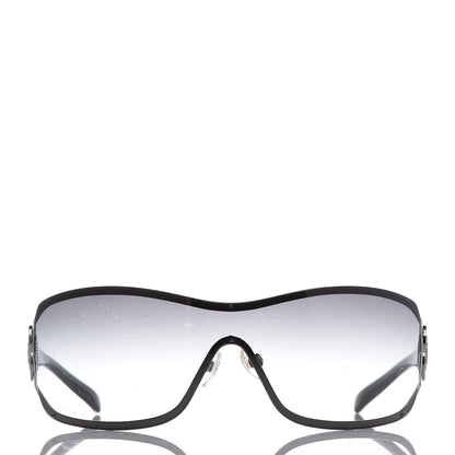 Chanel Frameless Crystal CC Logo Sunglasses 4164 Black 2 of 7