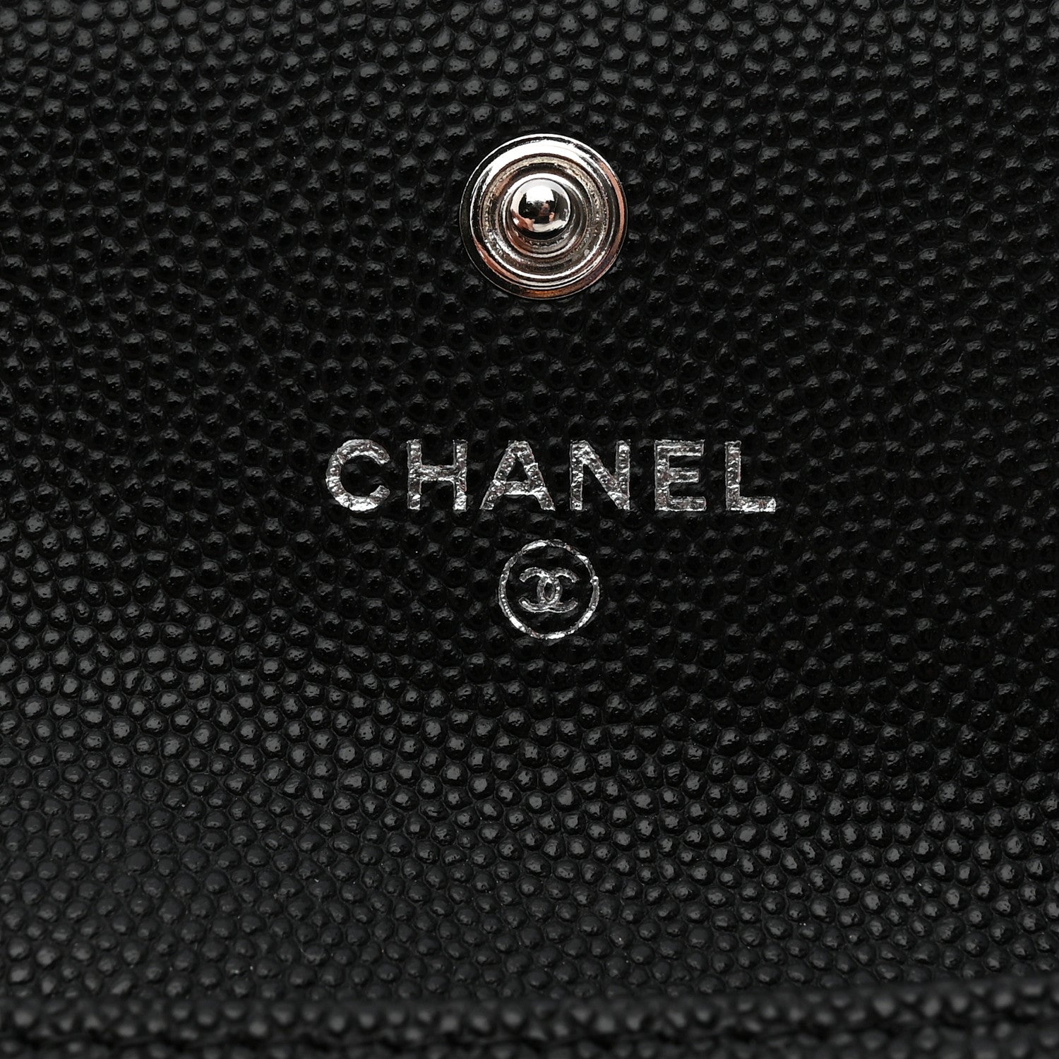 Chanel Caviar Quilted Boy Flap Card Holder Black 6 of 9