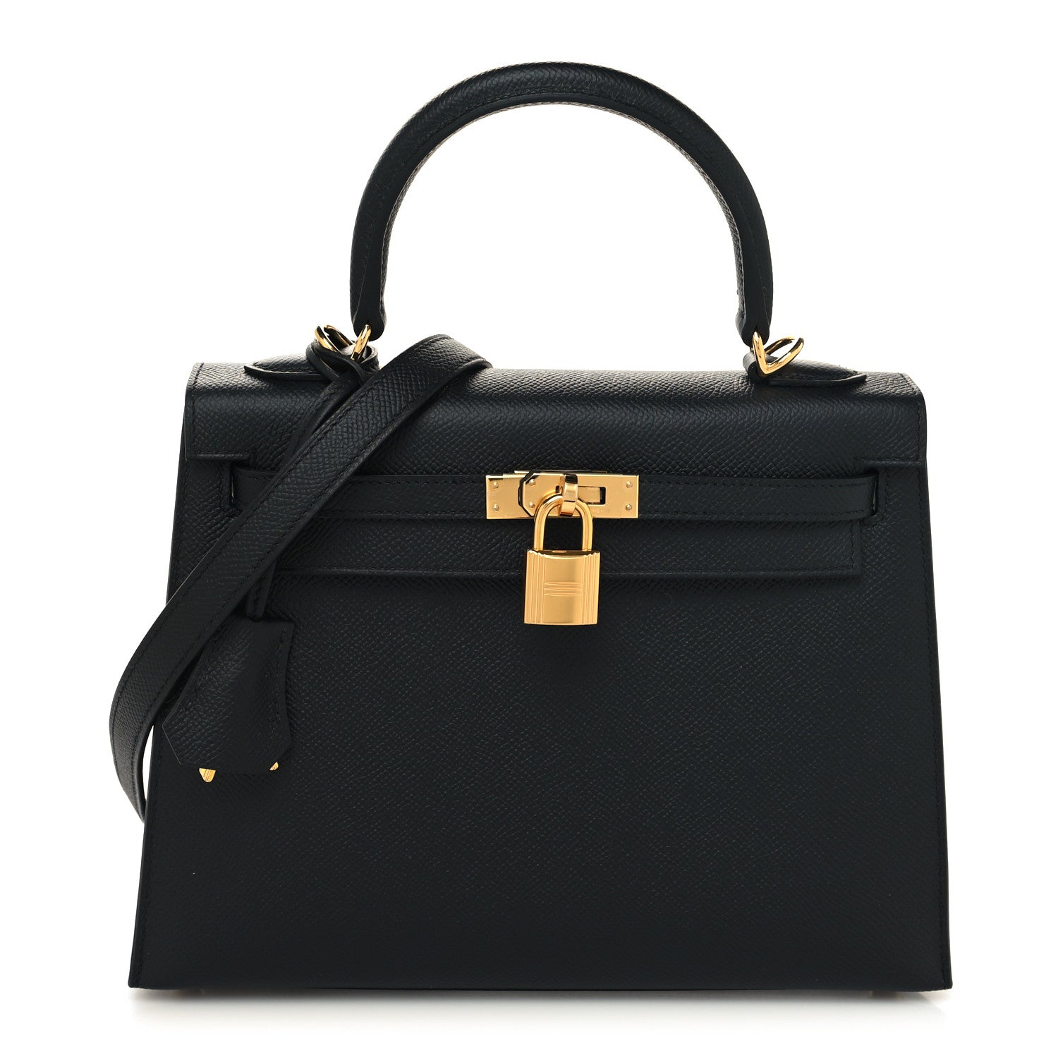 Hermes Epsom Kelly Sellier 25 Black 1 of 11