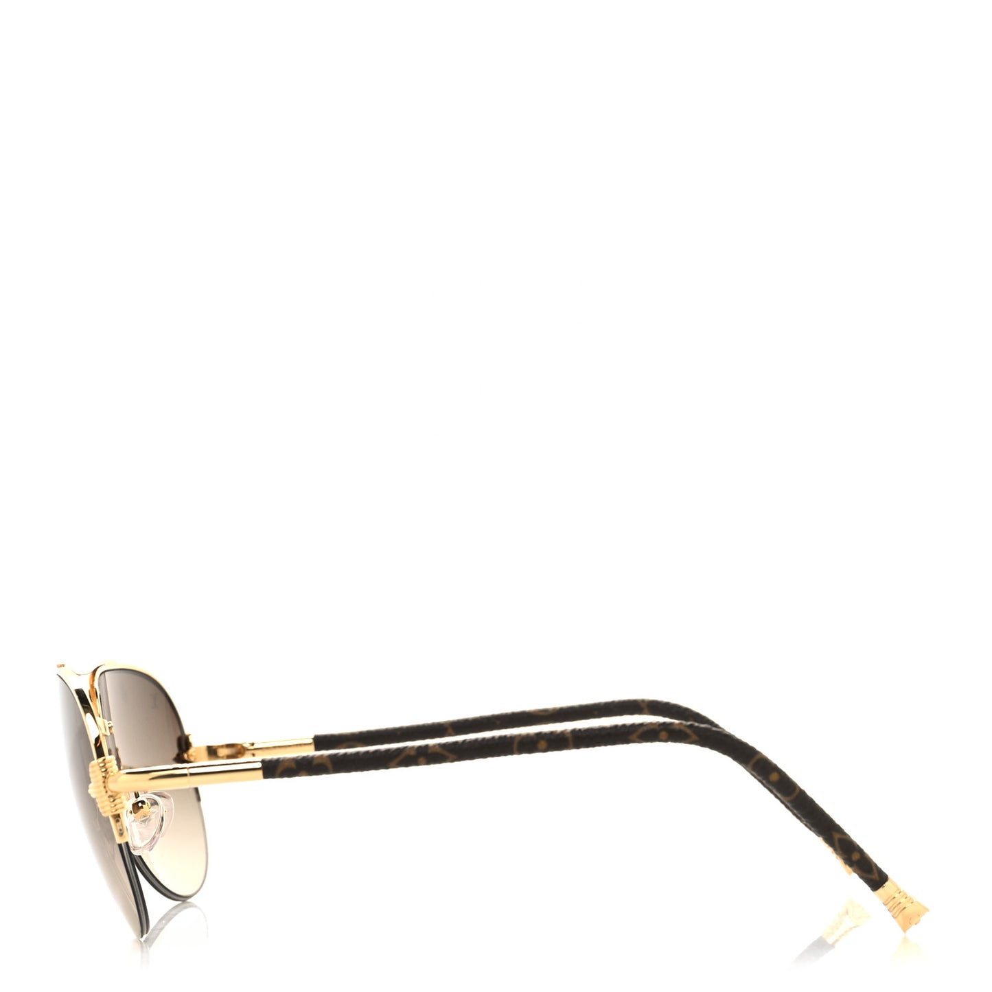Monogram Petite Viola Pilote Aviator Sunglasses Z0571U Brown