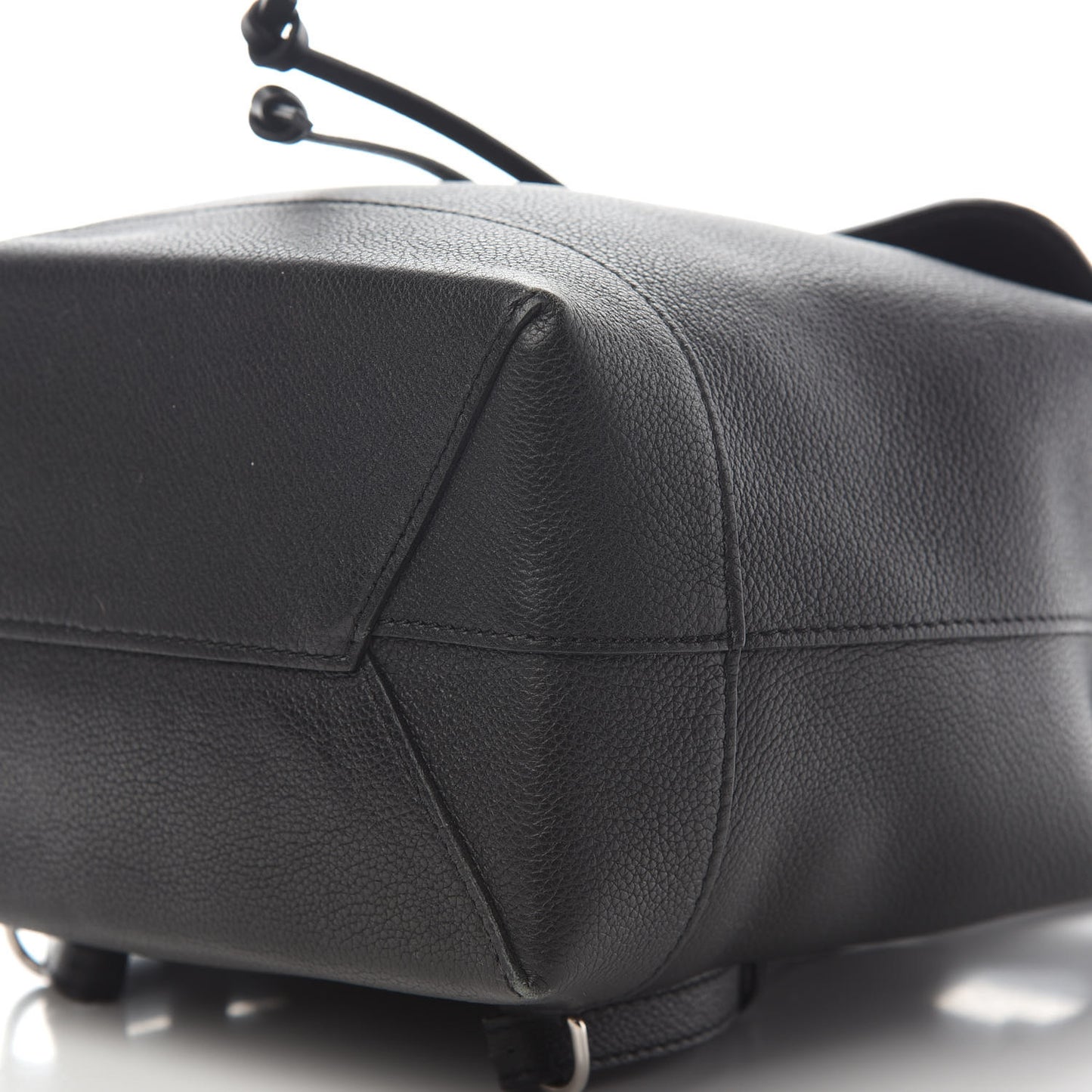 Calfskin Lockme Backpack Black