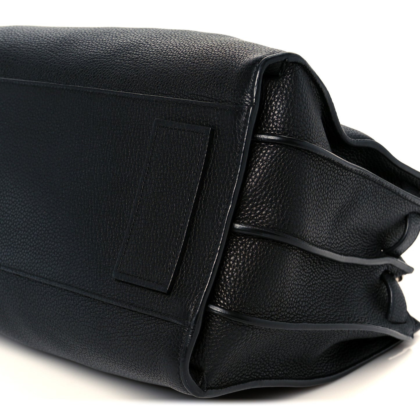 Grained Calfskin Small Supple Sac De Jour Black