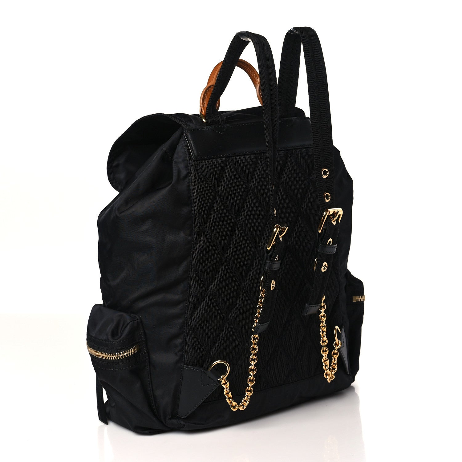 Burberry Nylon Large Rucksack Backpack Black 3 of 8