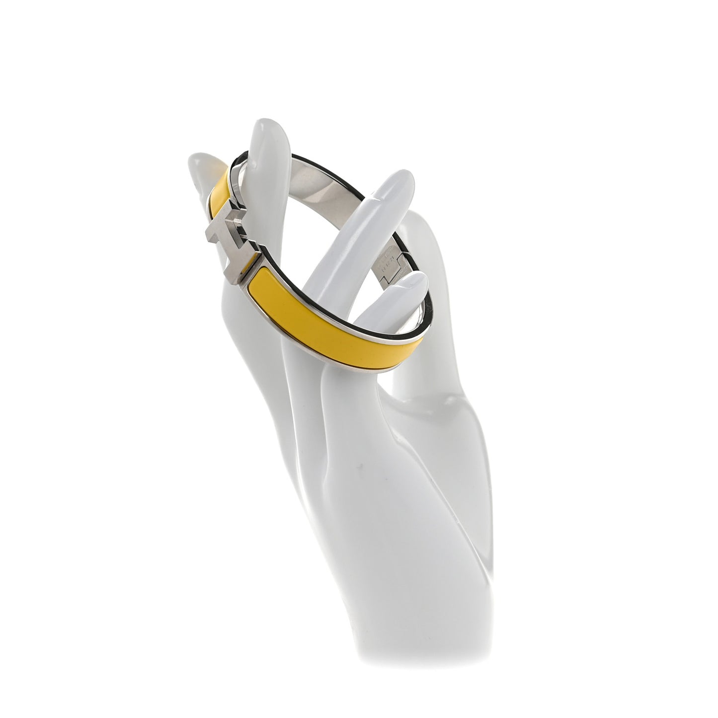 Matte Enamel Narrow Clic Clac HH Bracelet T5 Jaune de Naples