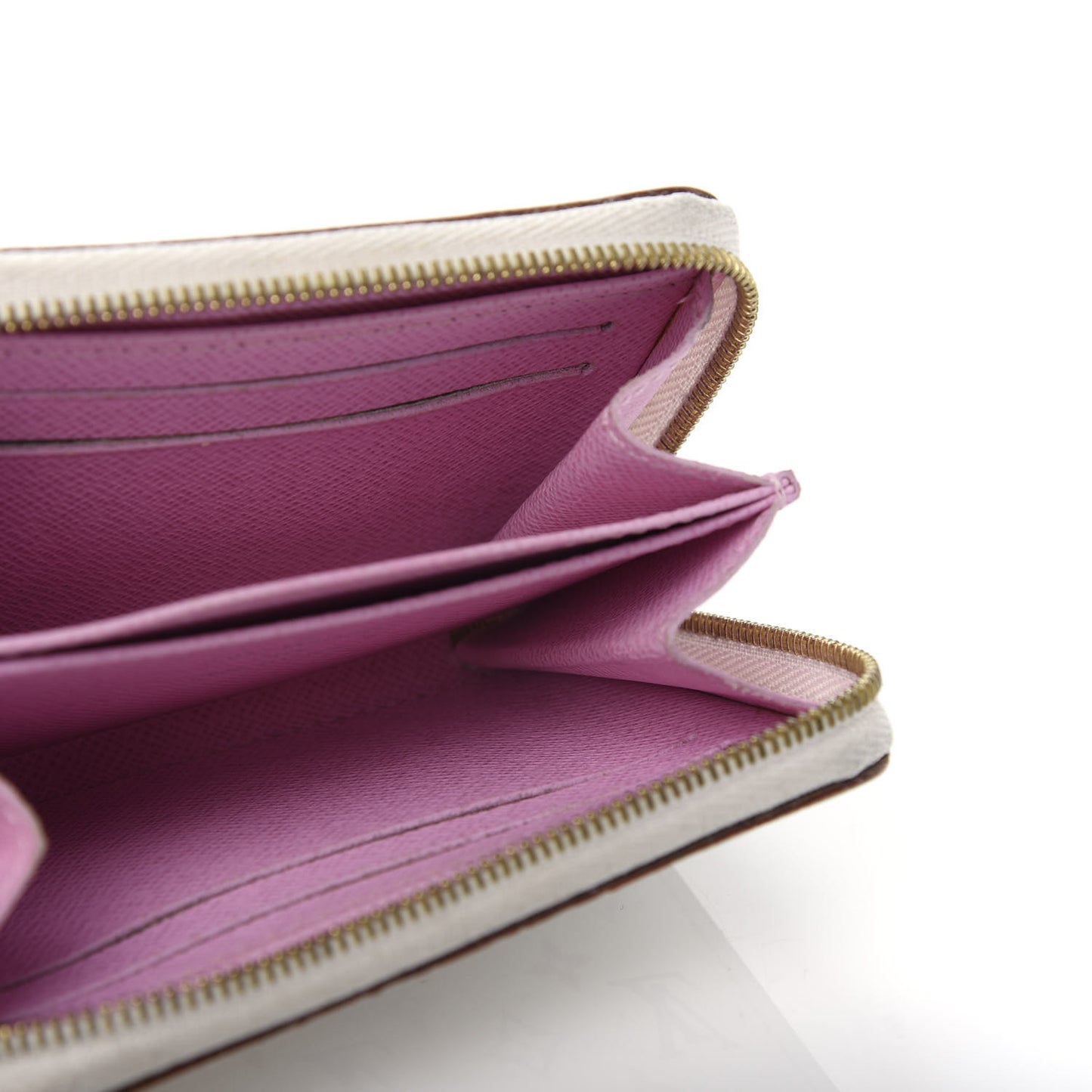 Monogram Multicolor Zippy Coin Purse Wallet White Litchi