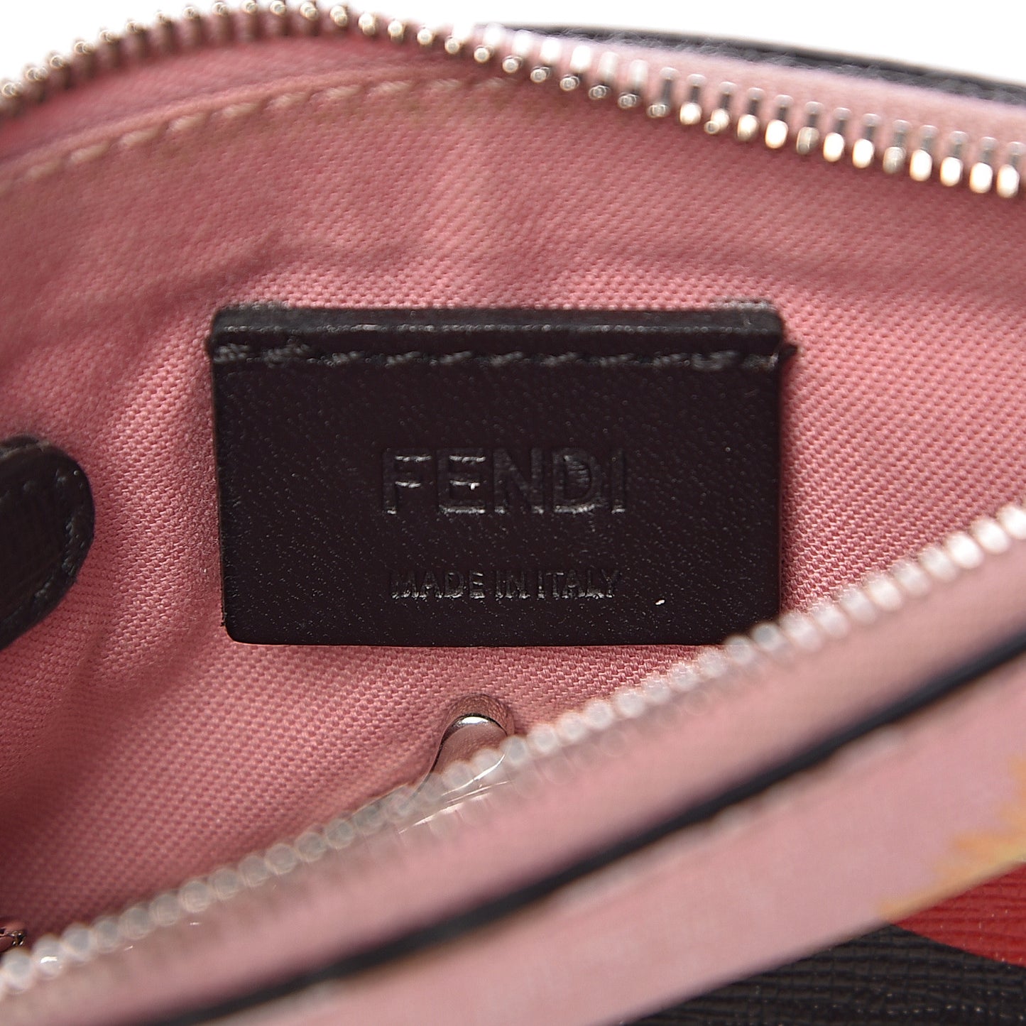 Vitello Elite Century Hypnoteyes Studded Coin Pouch Key Case Bubblegum Multicolor