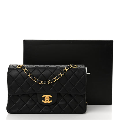 Chanel Lambskin Quilted Small Double Flap Black 15 of 15