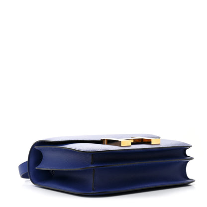 Hermes Epsom Constance 24 Bleu Electrique 4 of 12