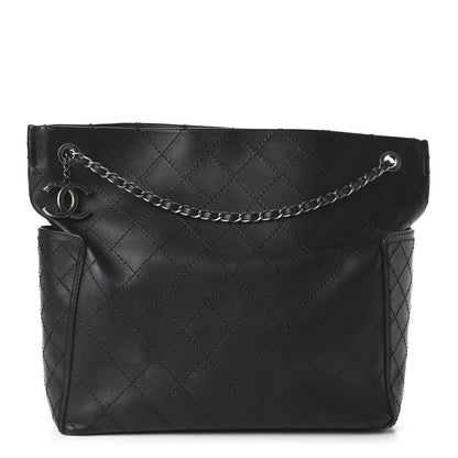 Chanel Calfskin CC Pocket Hobo Black 1 of 10