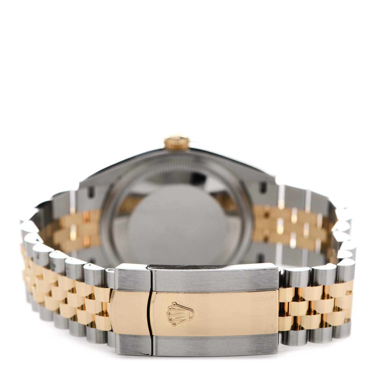 Stainless Steel 18K Yellow Gold Diamond 36mm Oyster Perpetual Datejust Watch Champagne 126233