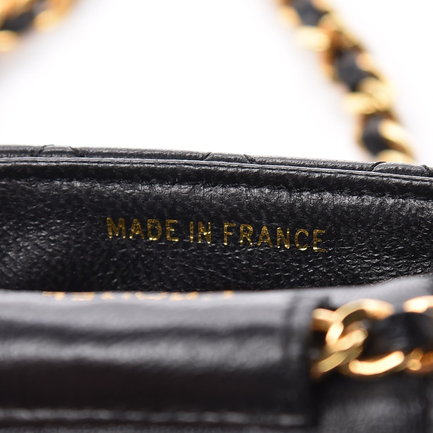 Lambskin Quilted Micro Mini Flap Black