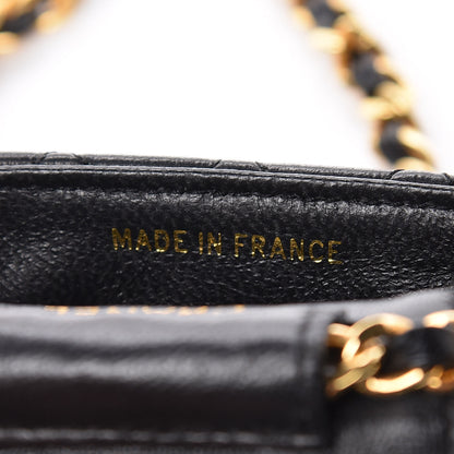 Chanel Lambskin Quilted Micro Mini Flap Black 8 of 9