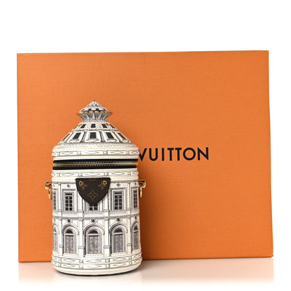 Louis Vuitton X FORNASETTI Calfskin Architettura Cannes Black White 10 of 10