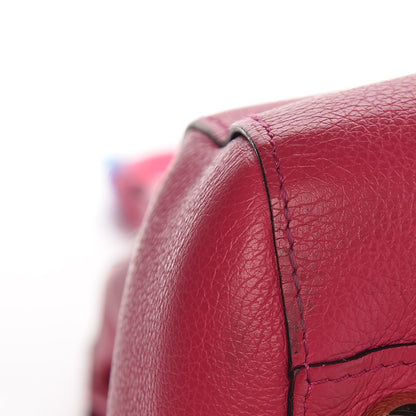 Delvaux Grained Calfskin GM Brillant Satchel Fuchsia 13 of 14
