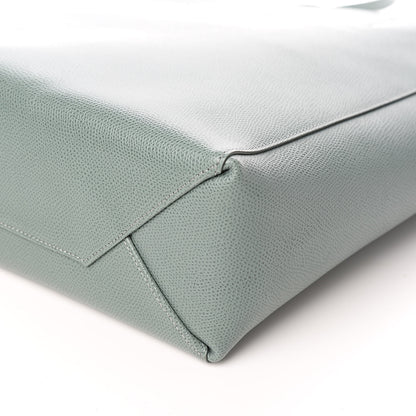 Celine Grained Calfskin Small Vertical Cabas Green 9 of 10