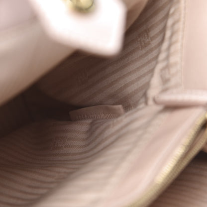 Fendi Vitello Elite Flamingo Petite 2Jours Tote Rosa Plaster 7 of 16