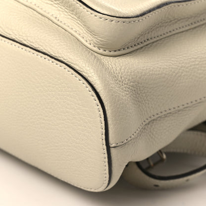 Gucci Cellarius Calfskin Medium Bamboo Backpack Mystic White 9 of 9