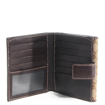 Gucci Monogram New Britt French Wallet Dark Brown 7 of 8