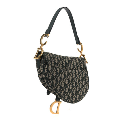 Christian Dior Oblique Saddle Bag Green 2 of 11