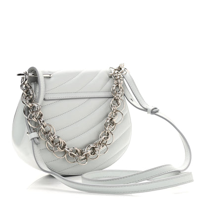 Chloe Calfskin Quilted Mini Drew Bijou Shoulder Bag Airy Grey 3 of 9