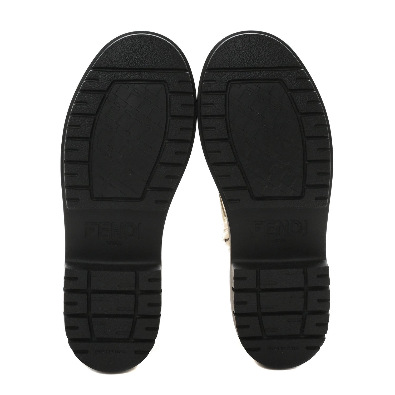 Fendi Vitello Abrasivato Fendigraphy 50mm Biker Boots 40