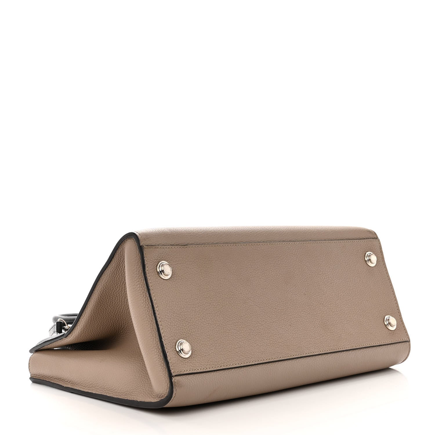 Louis Vuitton Taurillon City Steamer MM Black Beige 4 of 13