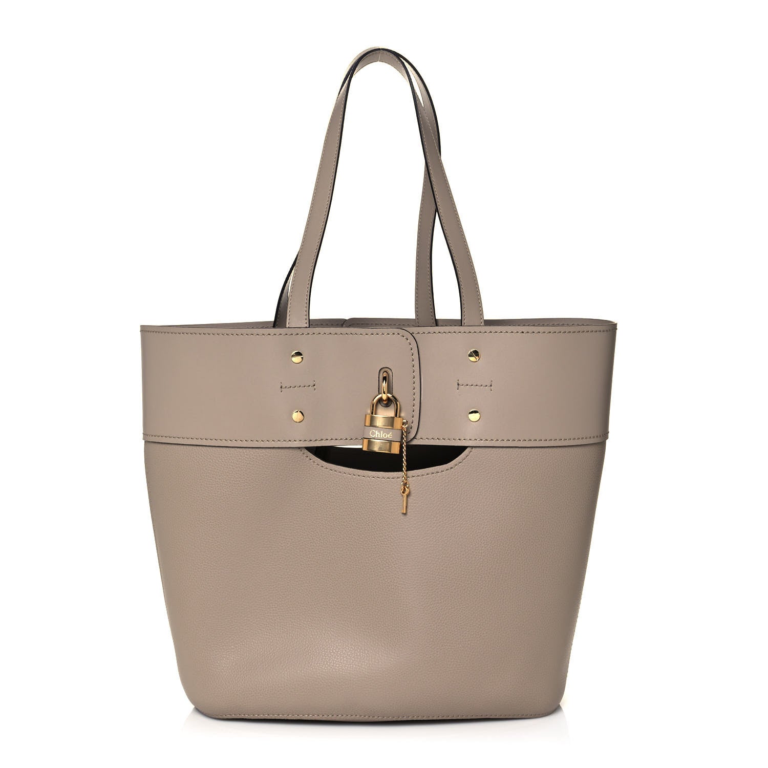 Chloe Smooth Grained Calfskin Medium Aby Tote Motty Grey 1 of 12