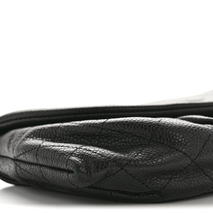 Chanel Caviar Half Moon Wallet On Chain WOC Black 11 of 14