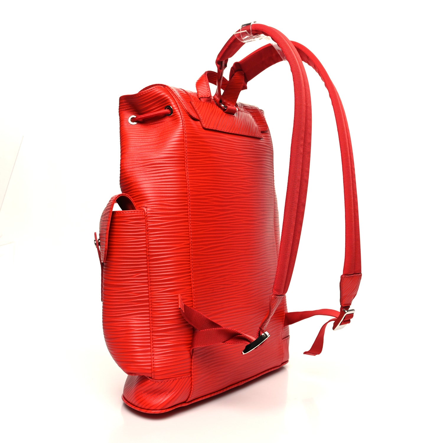Louis Vuitton Epi Christopher Backpack MM Red 2 of 8