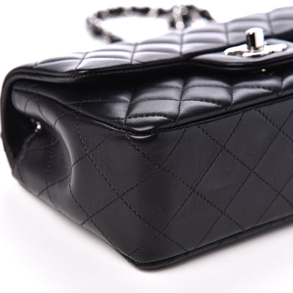 Chanel Lambskin Quilted Mini Rectangular Flap Black 7 of 12