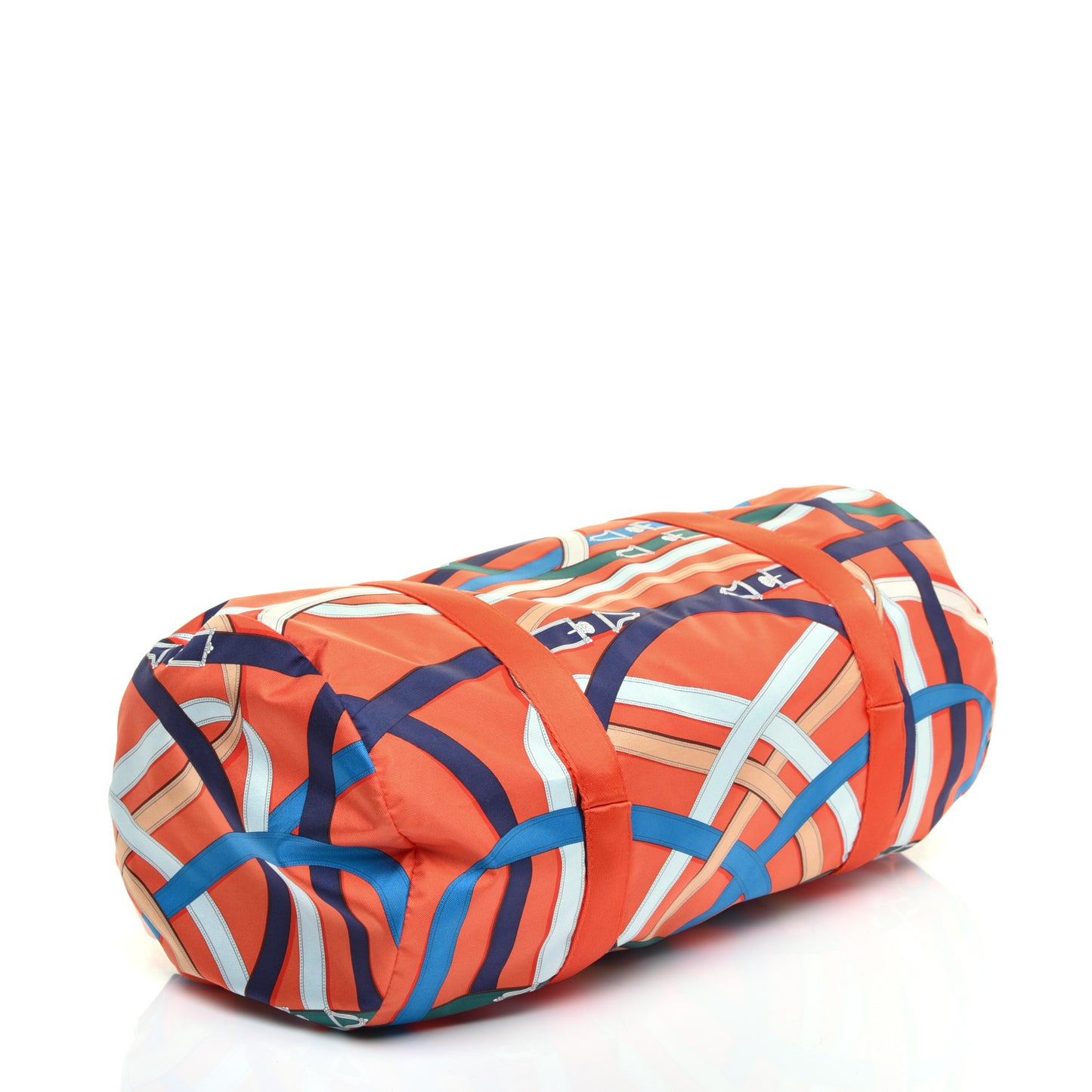 Silk Barenia Cavalcadour Duffle Orange Poppy Fauve