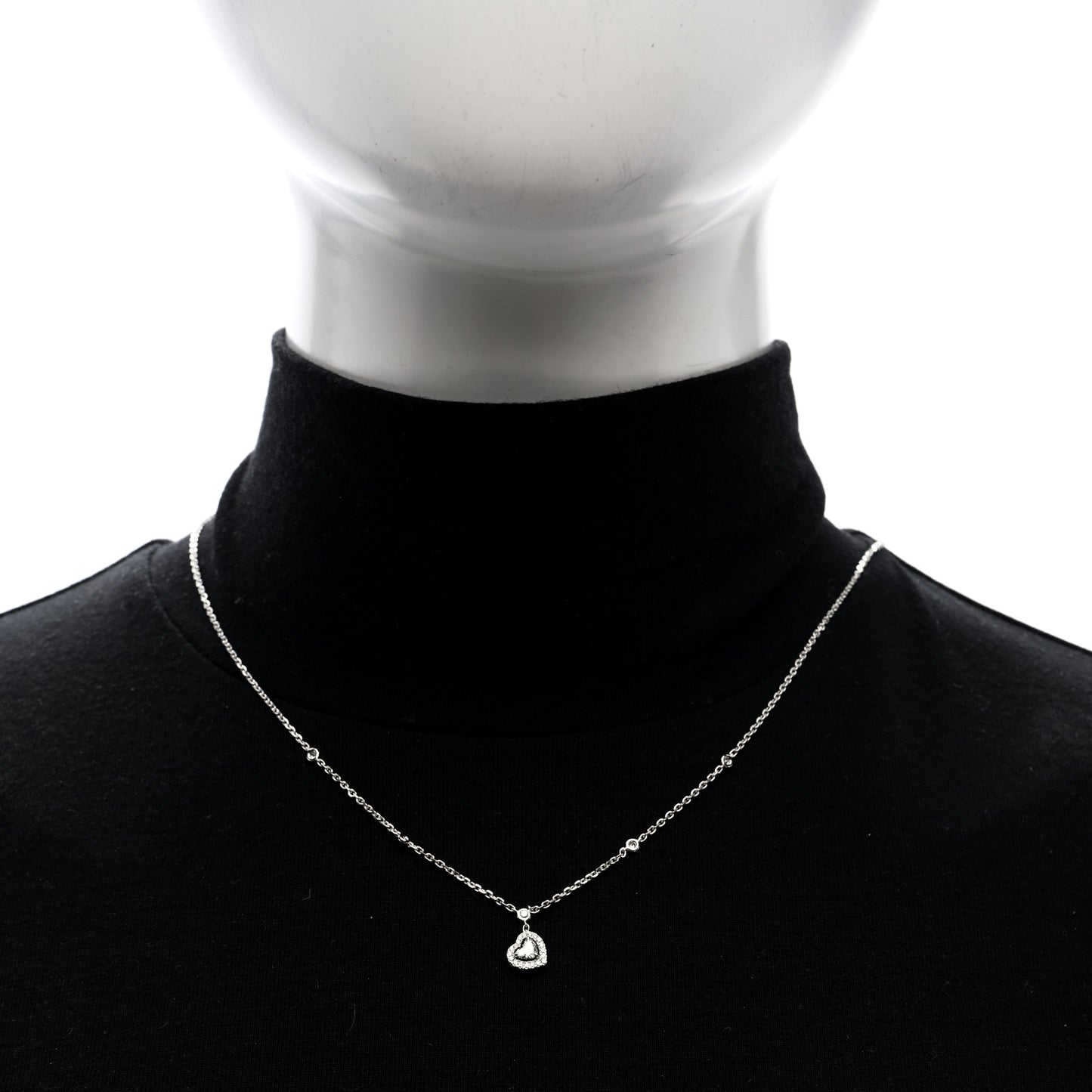 18K White Gold Diamond .15ct Joy Necklace
