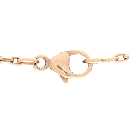 Hermes Lacquered Rose Gold Mini Pop H Pendant Necklace Black 5 of 6