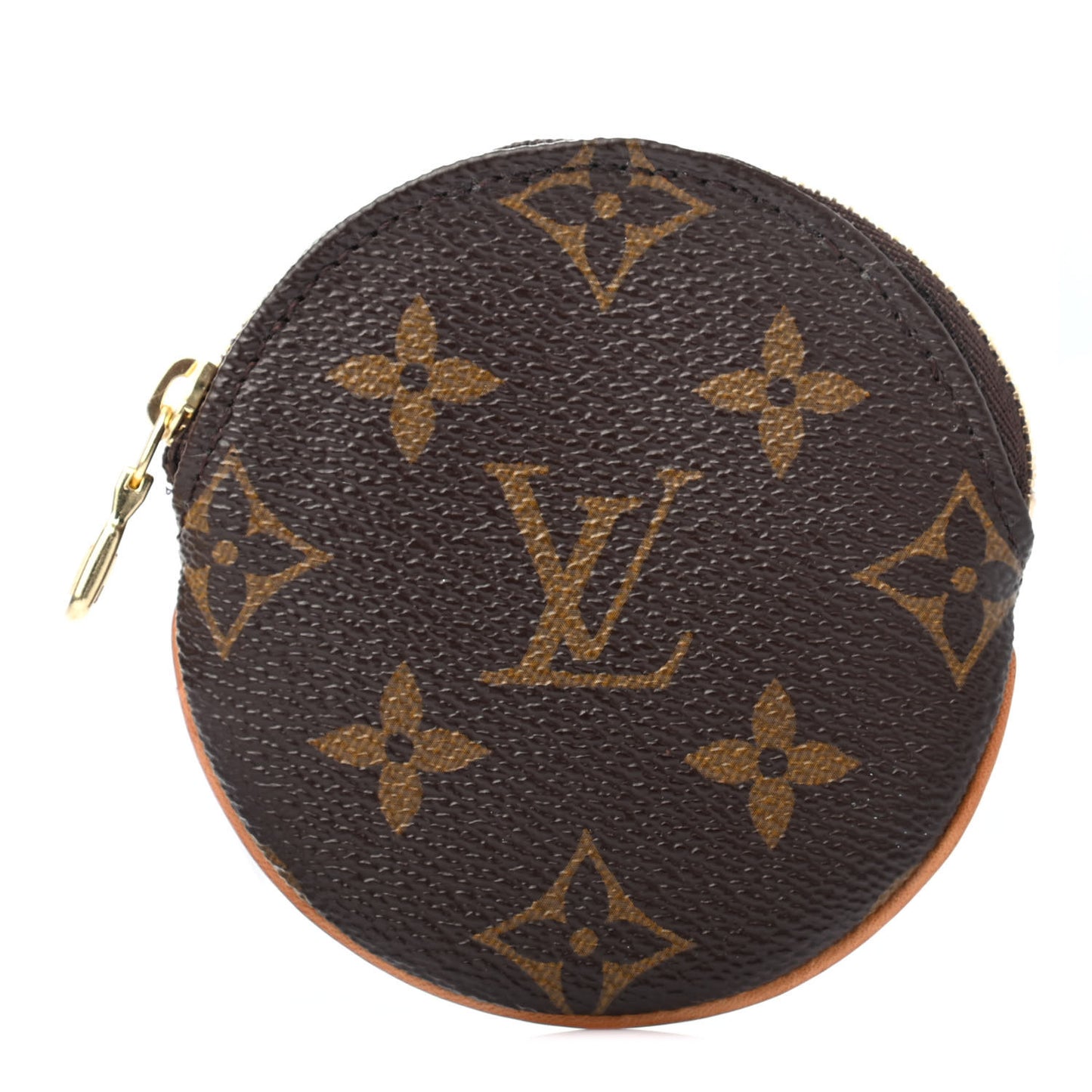 Monogram Round Coin Purse