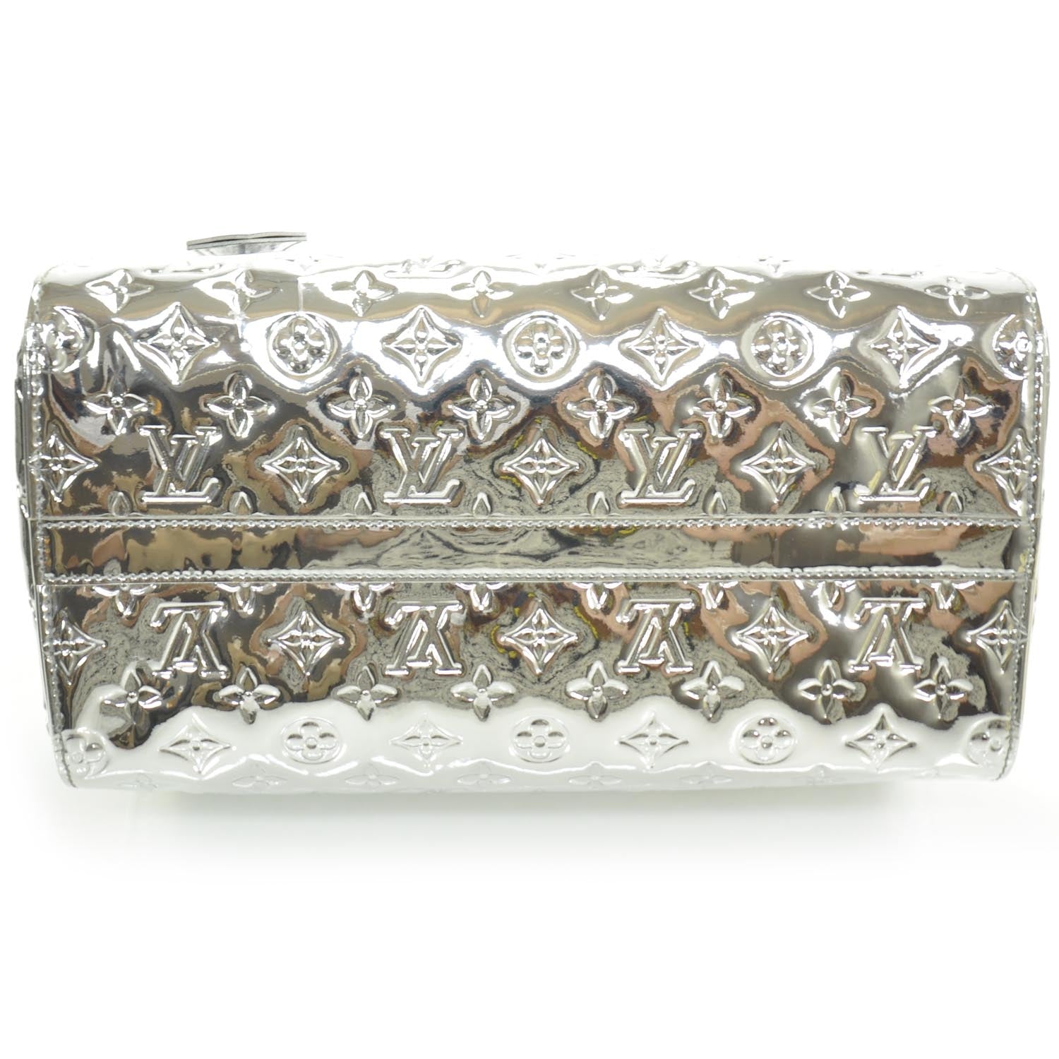 Louis Vuitton Monogram Miroir Speedy 30 Silver 4 of 8